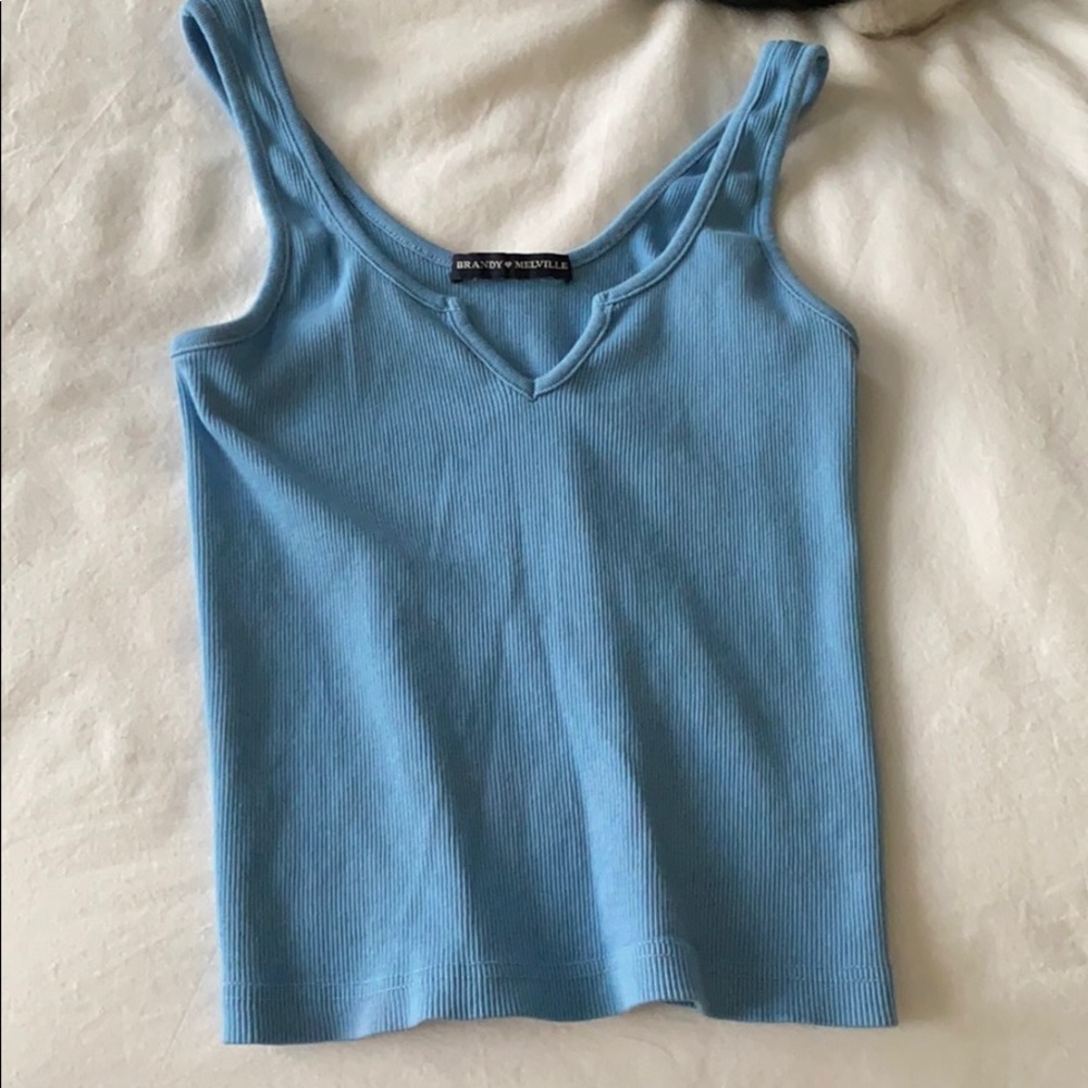 Blue Ritchie brandy tank